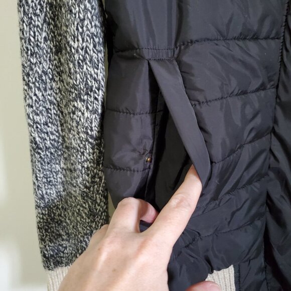 Rare~ Roots Gray Quilted Women's Jacket - Picture 6 of 16